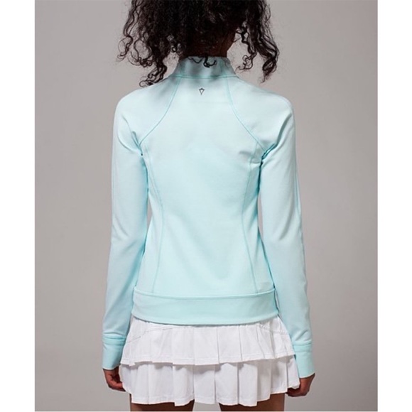 NWOT Ivivva By Lululemon Perfect Your Practice Jacket Blue Full Zip Size 14 XL - Picture 3 of 11